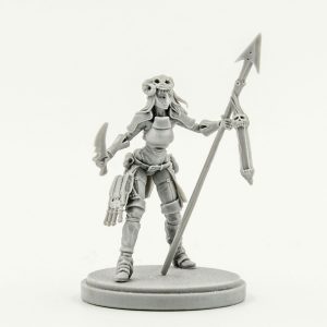 Aya the Female Survivor Kingdom Death Resin Limited Release catalog photo 1