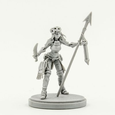Aya the Female Survivor Kingdom Death Resin Limited Release catalog photo 1