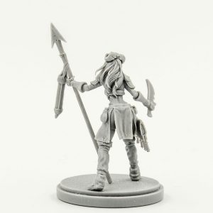 Aya the Female Survivor Kingdom Death Resin Limited Release catalog photo 2