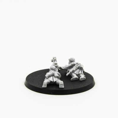 Steel Legion Heavy Bolter Team