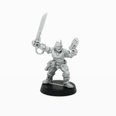 Catachan Officer with Power Sword