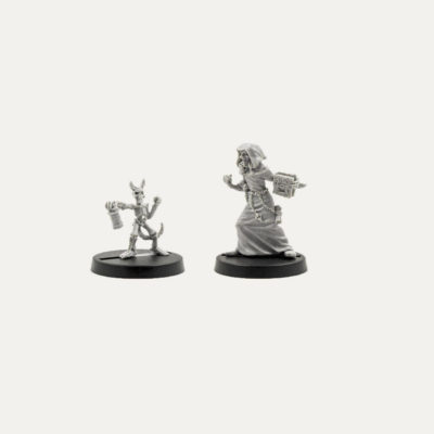 Necromancer and Skeletal Familiar(Ral Partha)