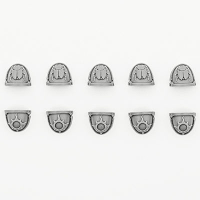 Thousand Sons Achean Pattern Shoulder Pads