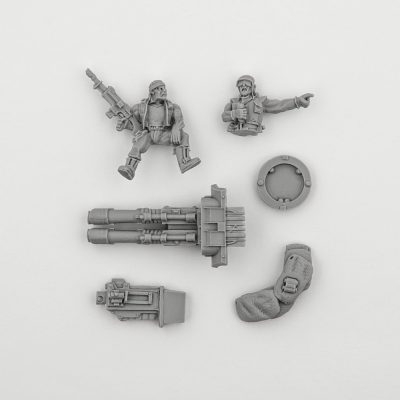 Imperial Guard Leman Russ Exterminator 2000 Upgrade Kit Adapted