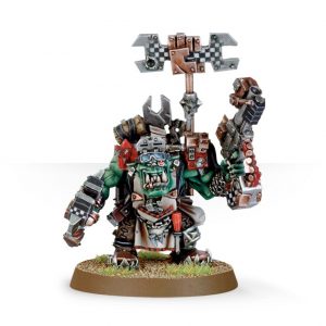 Ork Big Mek with Bosspole