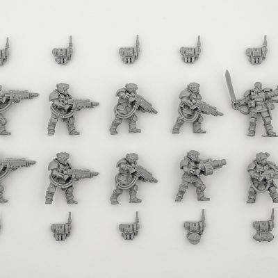 Cadian Kasrkin Squad