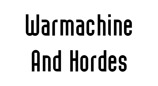 Warmachine And Hordes