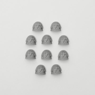 White Scars Mk III Shoulder Pads