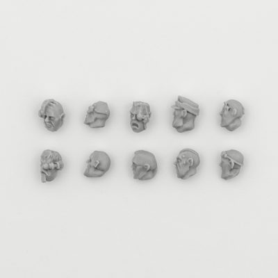 Imperial Guard Veteran Heads