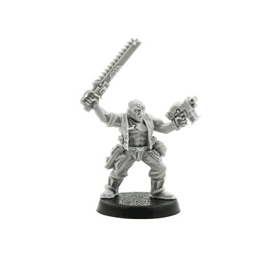 Catachan Officer with Chainsword