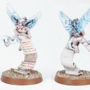 Cherub with Scroll