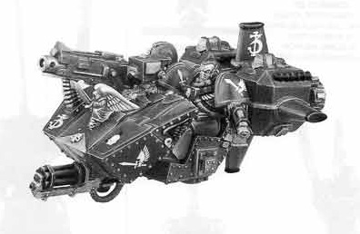 Dark Angels Ravenwing Land Speeder (Total Reconstruction)