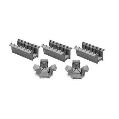 Imperial Trench System Set (Straights x3, Corner x2)