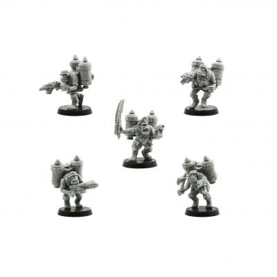 Ork Stormboyz with DrillBoss 1994