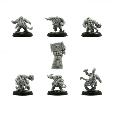The Dwarf Giants – Dwarf Blood Bowl Team*6