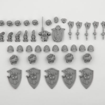 Imperial Fists Legion Phalanx Warder Squad Upgrade Set