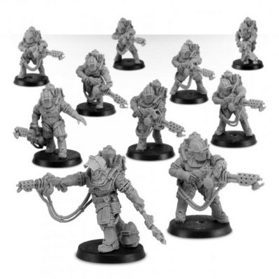 Solar Auxilia Flamer Section