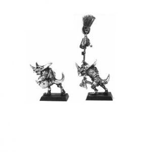 Lizardmen Saurus Temple Guard Command x2 1997