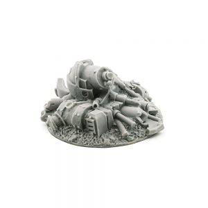 Mercenary Light Warjack Wreck Marker 40mm x1