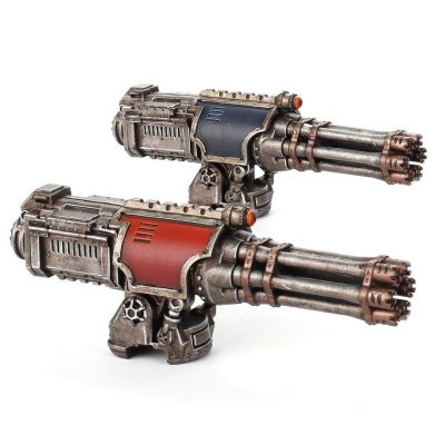 Warlord Battle Titan Paired Gatling Blasters (Adeptus Titanicus)