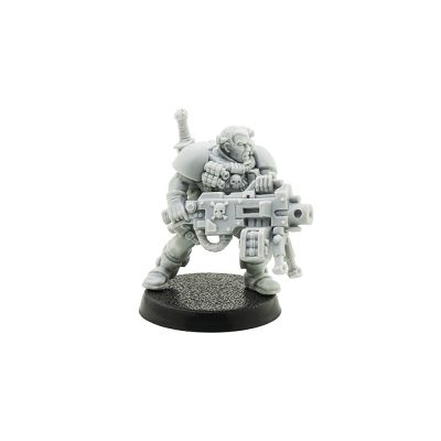 Space Marine Scout with Heavy Bolter