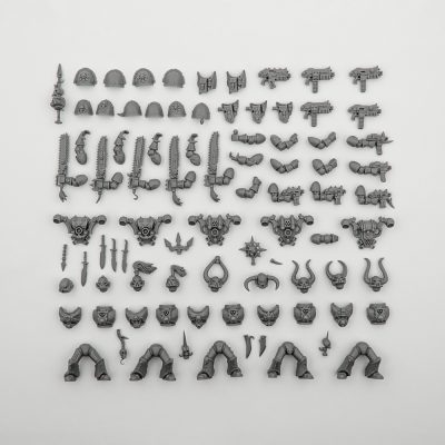 Chaos Space Marine 2008 x5 (Command+ Troops Sprue x2)