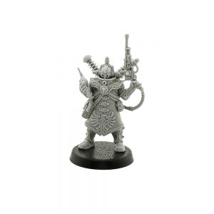 Larsen van der Grauss, a Lectro-Maester Tech-Priest (Kill Team)