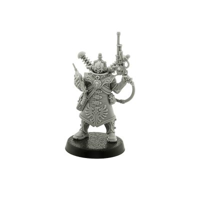 Larsen van der Grauss, a Lectro-Maester Tech-Priest (Kill Team)