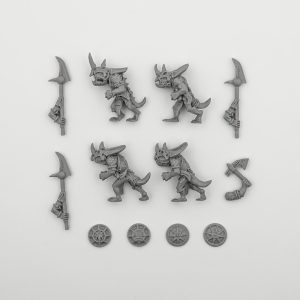 Lizardmen Saurus Temple Guards x4 1997