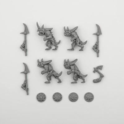 Lizardmen Saurus Temple Guards x4 1997