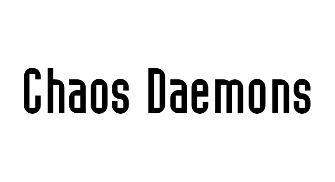 Chaos Daemons