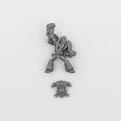 Space Marine with Power Fist and Hand Flamer / Brother Sawyer 1988