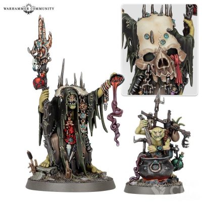 Swampcalla Shaman with Pot-grot (Dominion)