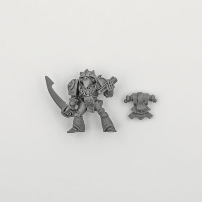 Space Marine Librarian with Force Sword and Scroll 1989