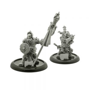 Kriel Warrior Standard Bearer & Piper