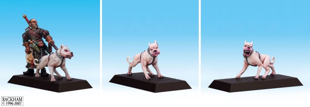 Cadwe Militia Doghandler and Molossers