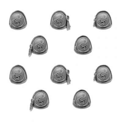 Red Scorpions Marine Shoulder Pads