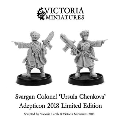 Svargan Colonel Ursula Chenkova (Victoria Miniatures Adepticon Exclusive 2018)