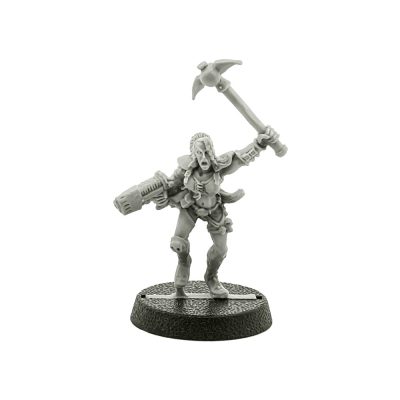 Escher with Plasma Pistol and Club