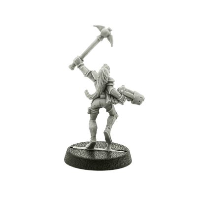 Escher with Plasma Pistol and Club