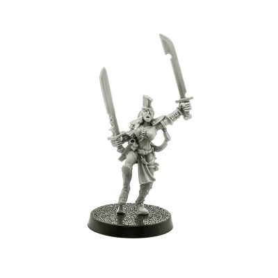 Escher with Two Sword