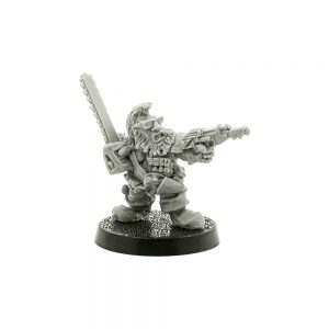 Squat Officer with Las Pistol & Chainsword #2/Lorenzi Forsyth (Champion) 1989