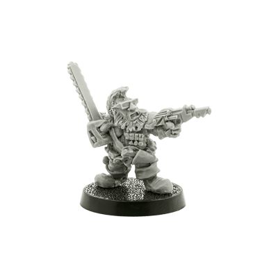 Squat Officer with Las Pistol & Chainsword #2/Lorenzi Forsyth (Champion) 1989