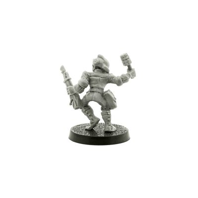 Imperial Guard with Las Gun & Grenade / Assault Trooper Moss 1988